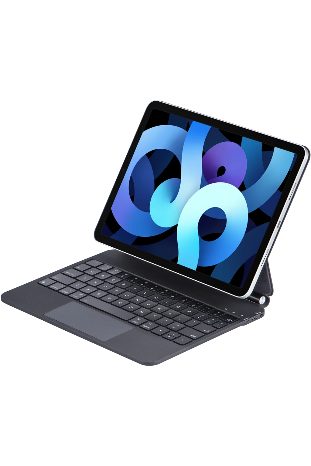 nebaktın Apple iPad 2025 10.9 10.Nesil (A16) Kılıf X8 Magic Manyetik Klavyeli Tablet Kılıfı - Siyah 1