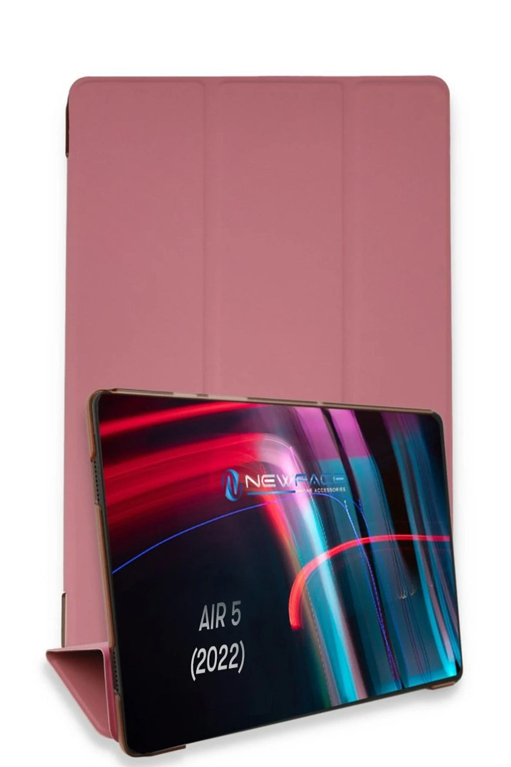 nebaktın Apple iPad Air 5 (2022) Kılıf Tablet Smart Kılıf - Pembe 2