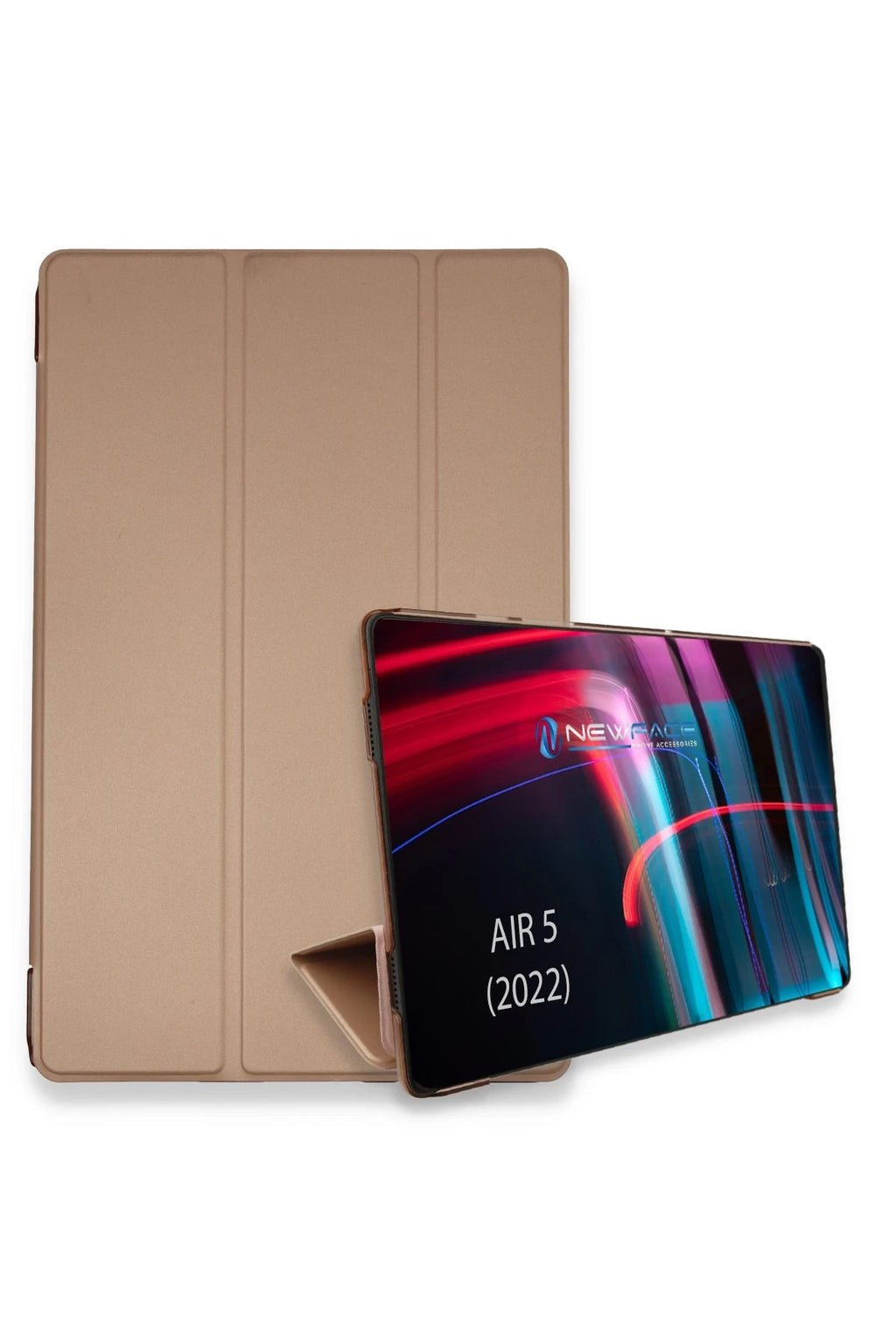 nebaktın Apple iPad Air 5 (2022) Kılıf Tablet Smart Kılıf - Rose Gold 1