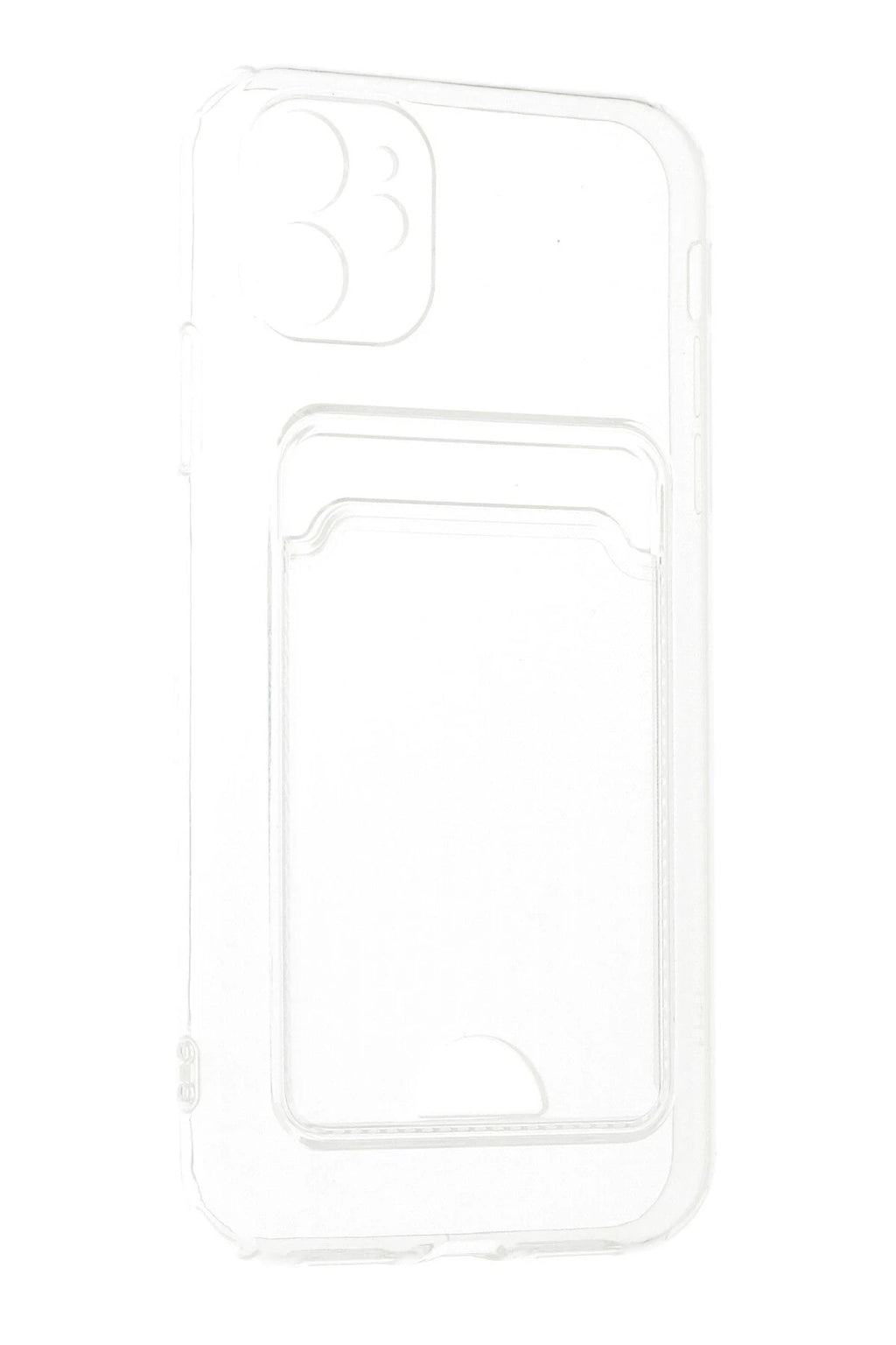 nebaktın Apple iPhone 11 Kılıf Kart Şeffaf Silikon - Şeffaf 2