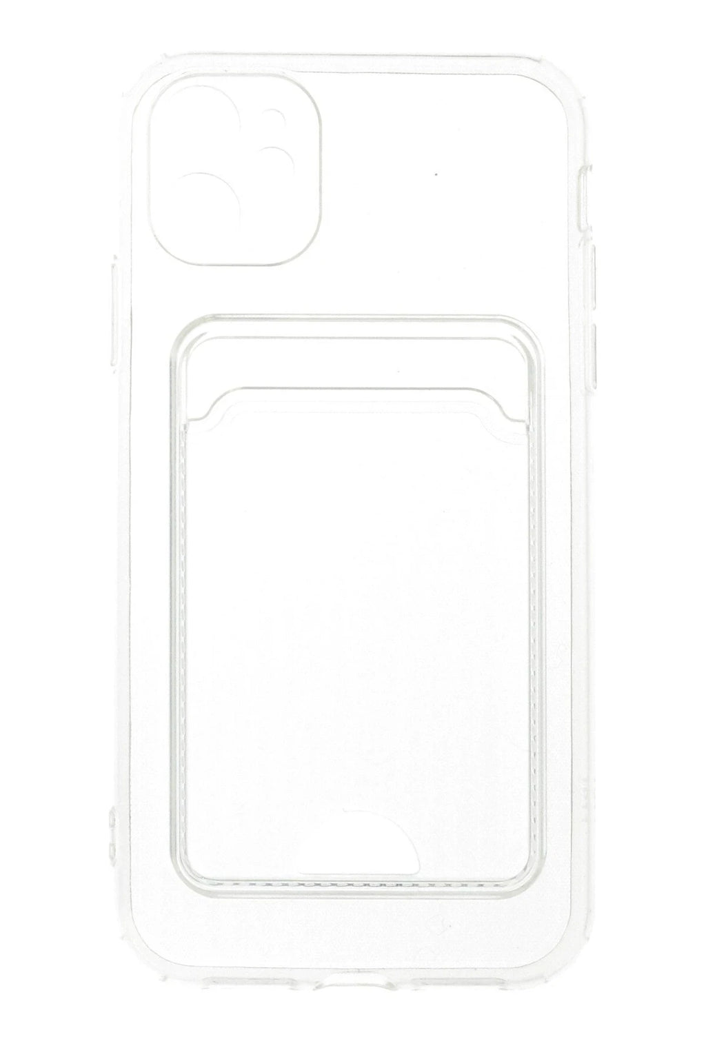 nebaktın Apple iPhone 11 Kılıf Kart Şeffaf Silikon - Şeffaf 4
