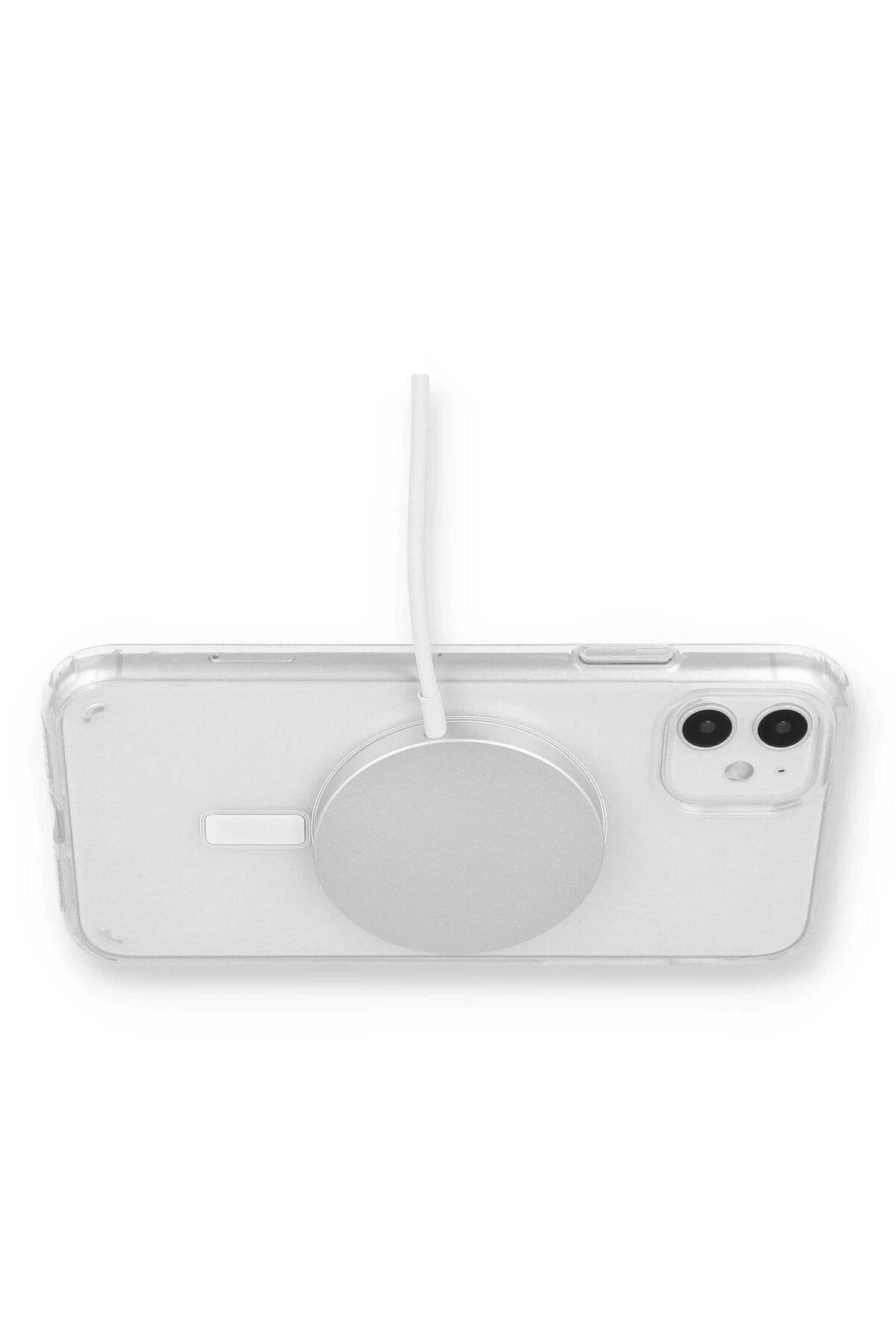 nebaktın Apple iPhone 11 Kılıf Pc Real Magsafe Kapak - Şeffaf 4