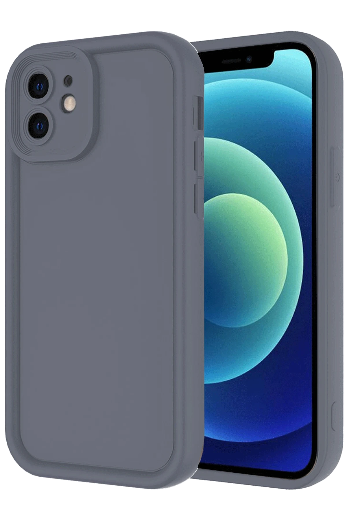 nebaktın Apple iPhone 11 Kılıf Viera Silikon - Gri 1