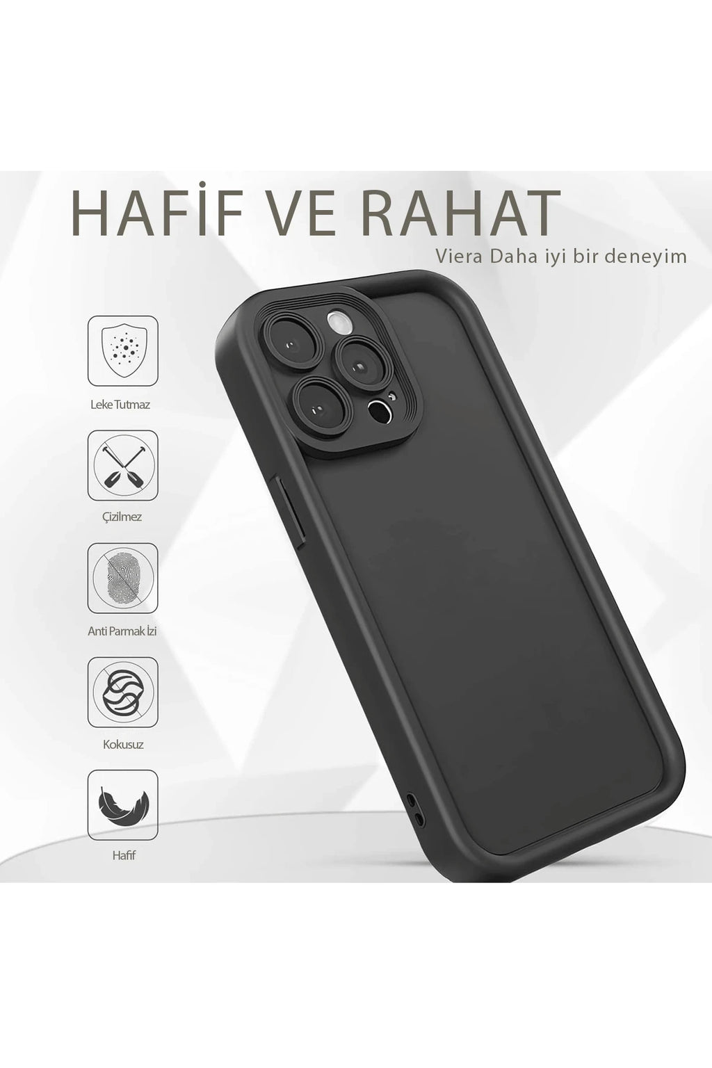 nebaktın Apple iPhone 11 Kılıf Viera Silikon - Kahverengi 3