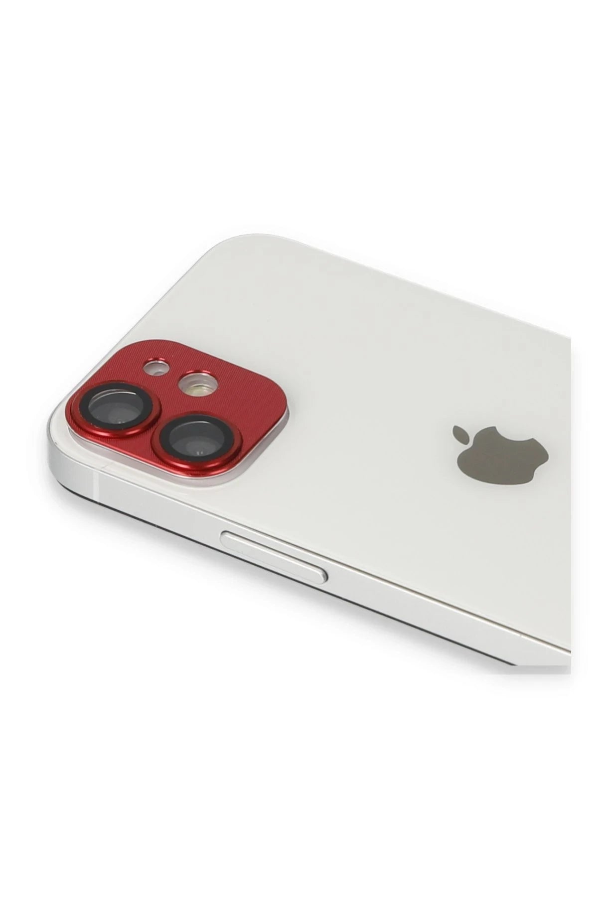 nebaktın Apple iPhone 11 Pers Alüminyum Kamera Lens - Kırmızı 3