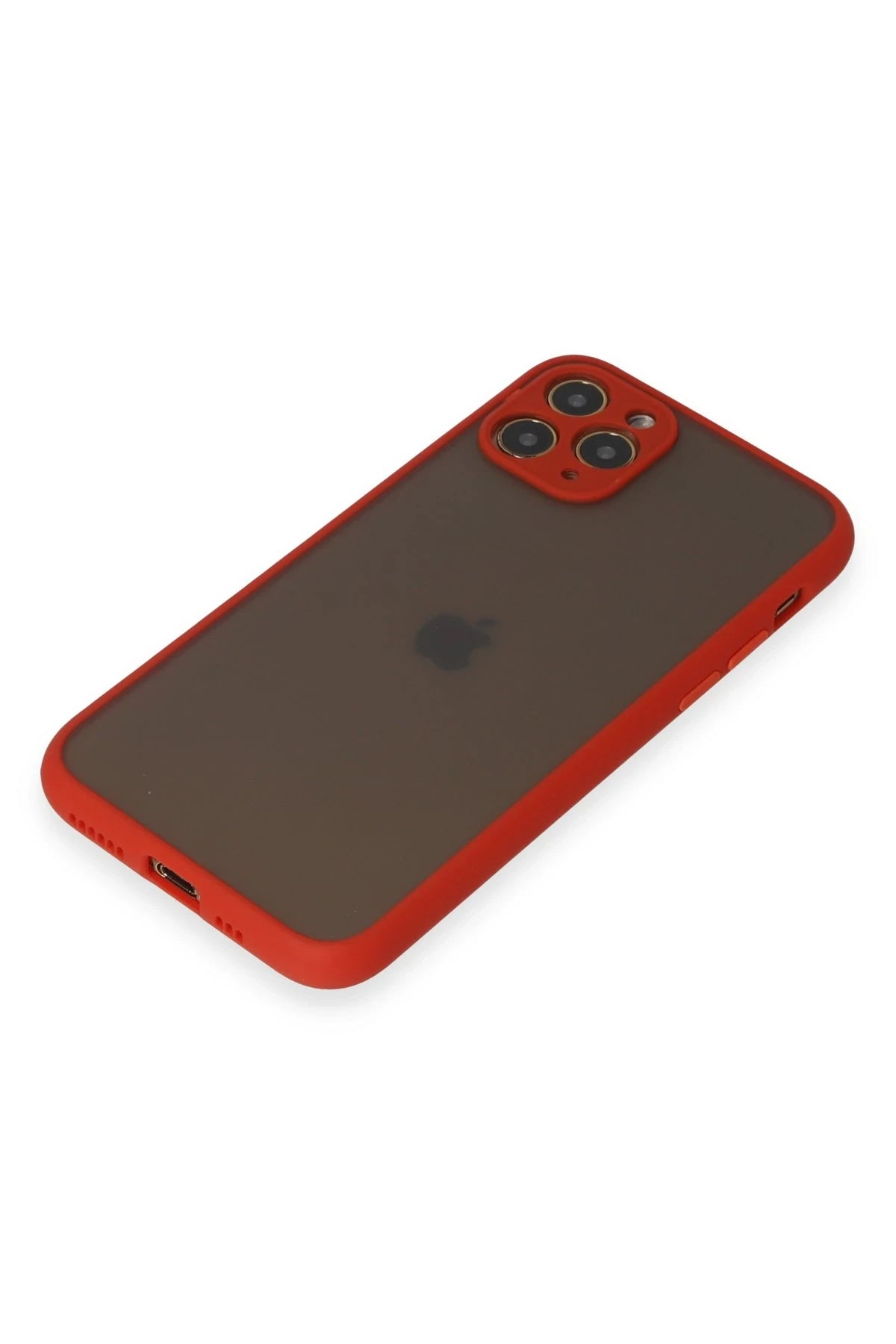 nebaktın Apple iPhone 11 Pro Kılıf Montreal Silikon Kapak - Kırmızı 4