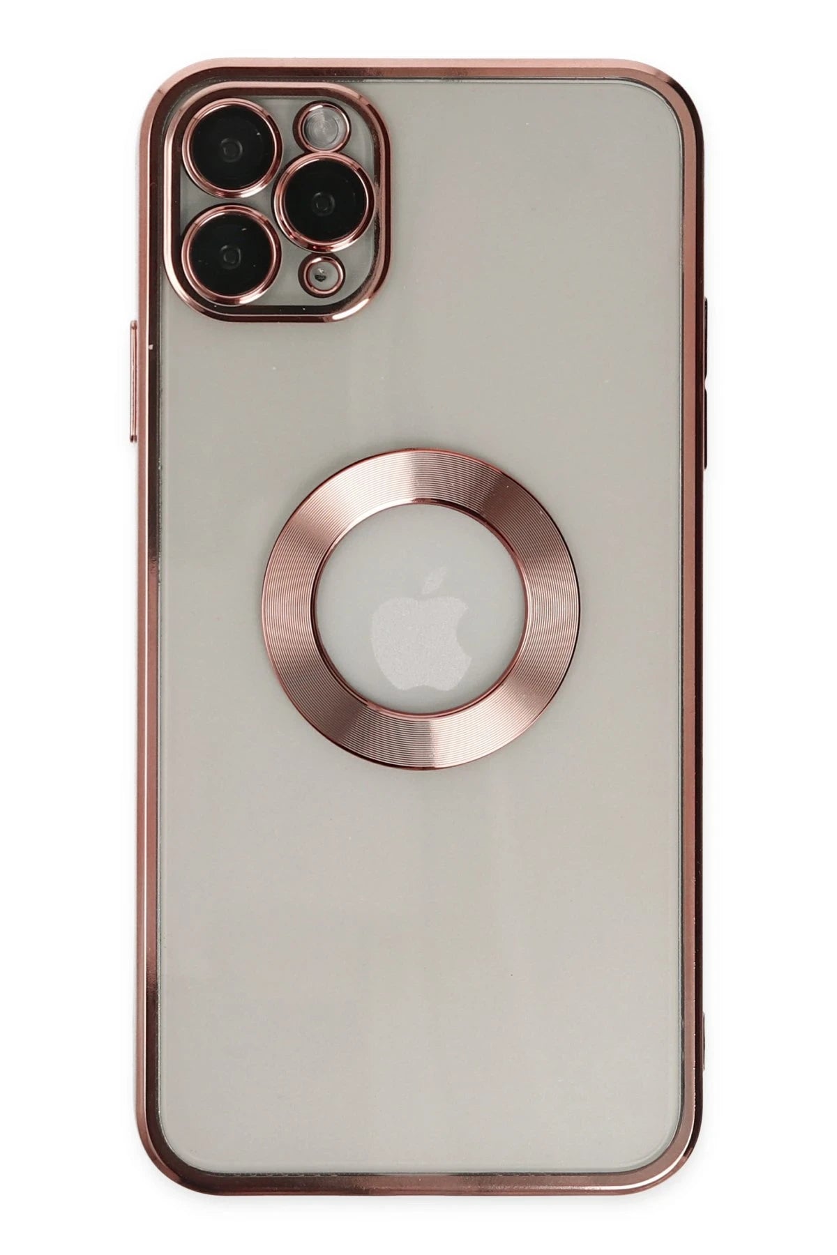 nebaktın Apple iPhone 11 Pro Kılıf Slot Silikon - Rose Gold 1