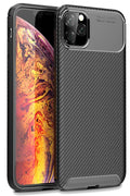 nebaktın Apple iPhone 11 Pro Max Kılıf Auto Focus Karbon Kapak - Siyah 1