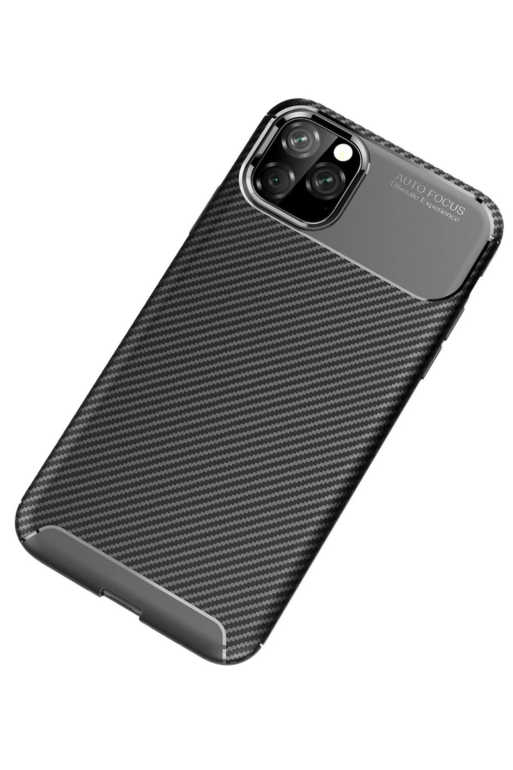 nebaktın Apple iPhone 11 Pro Max Kılıf Auto Focus Karbon Kapak - Siyah 2