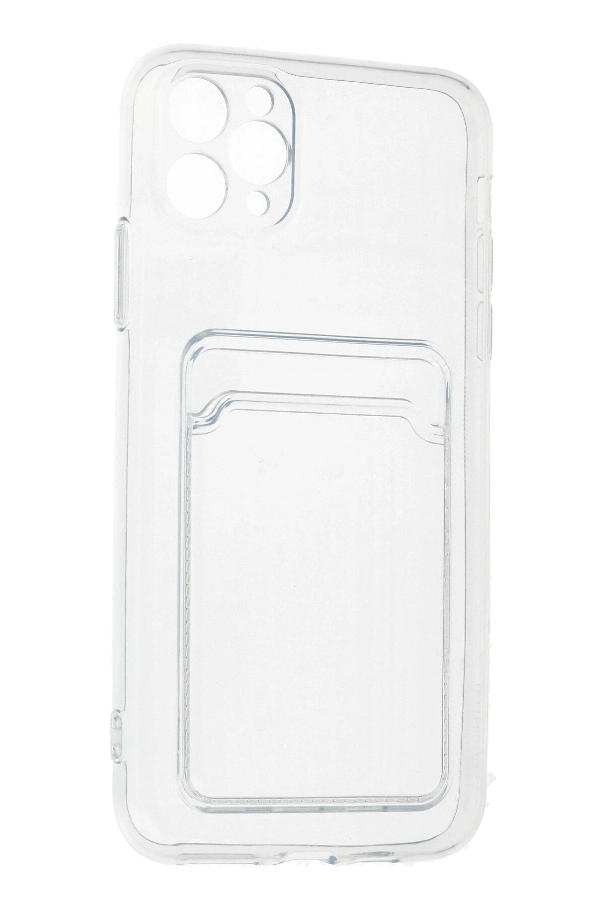 nebaktın Apple iPhone 11 Pro Max Kılıf Kart Şeffaf Silikon - Şeffaf 5