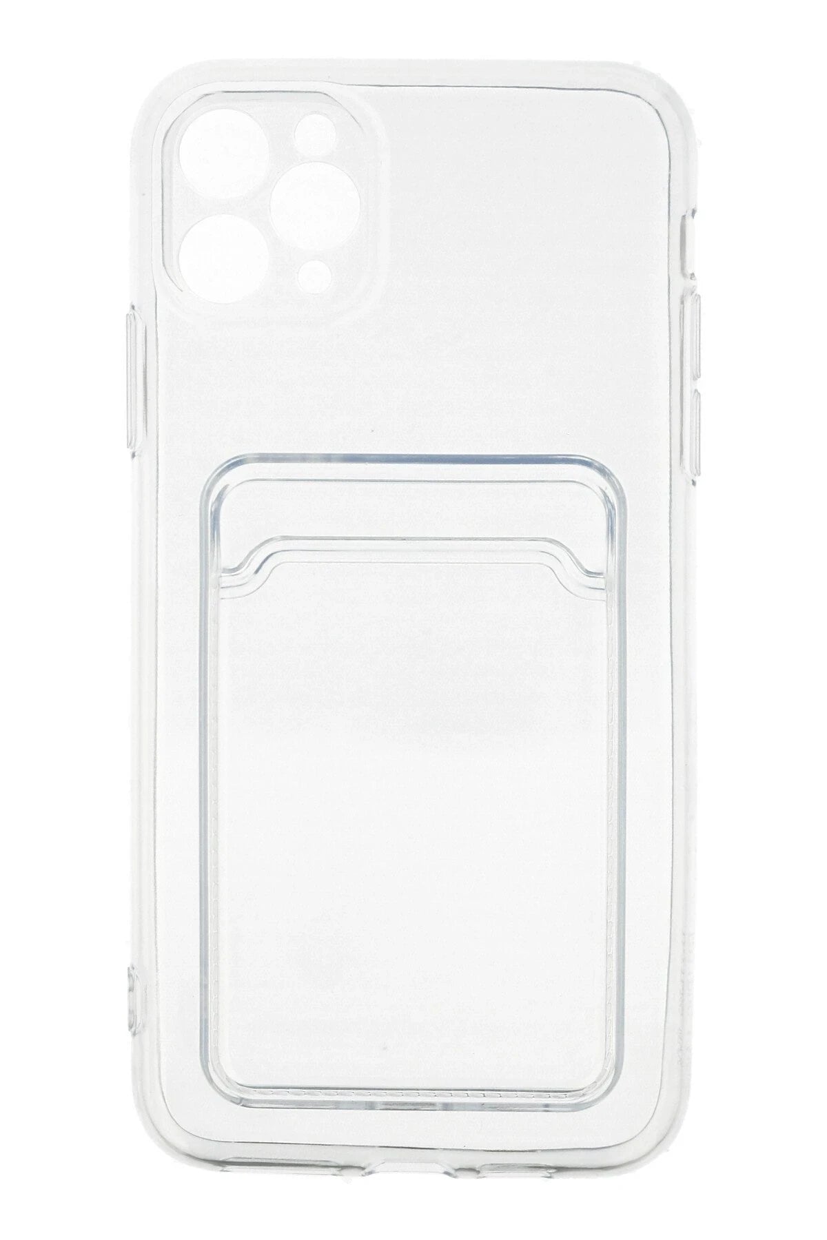 nebaktın Apple iPhone 11 Pro Max Kılıf Kart Şeffaf Silikon - Şeffaf 4