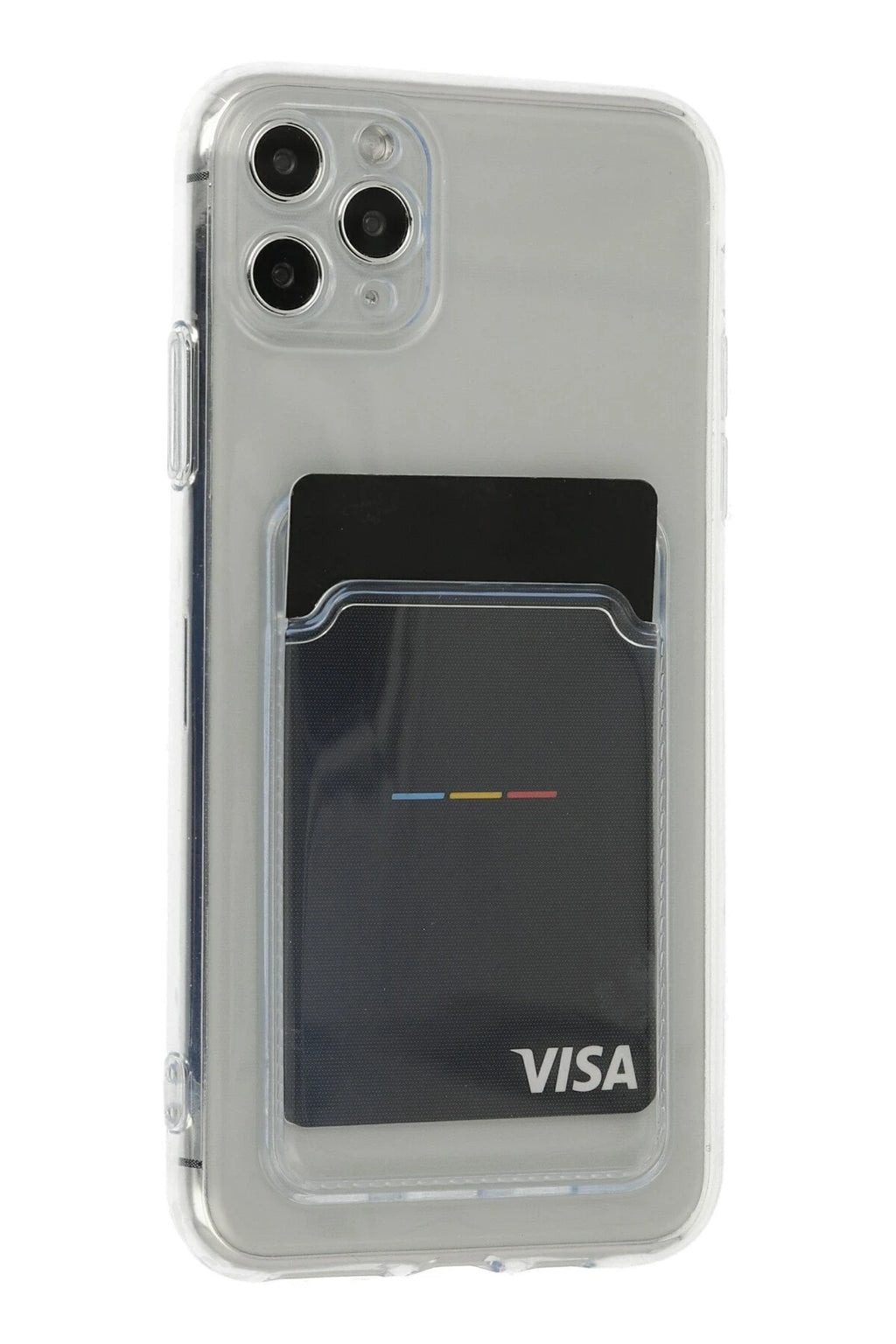nebaktın Apple iPhone 11 Pro Max Kılıf Kart Şeffaf Silikon - Şeffaf 1