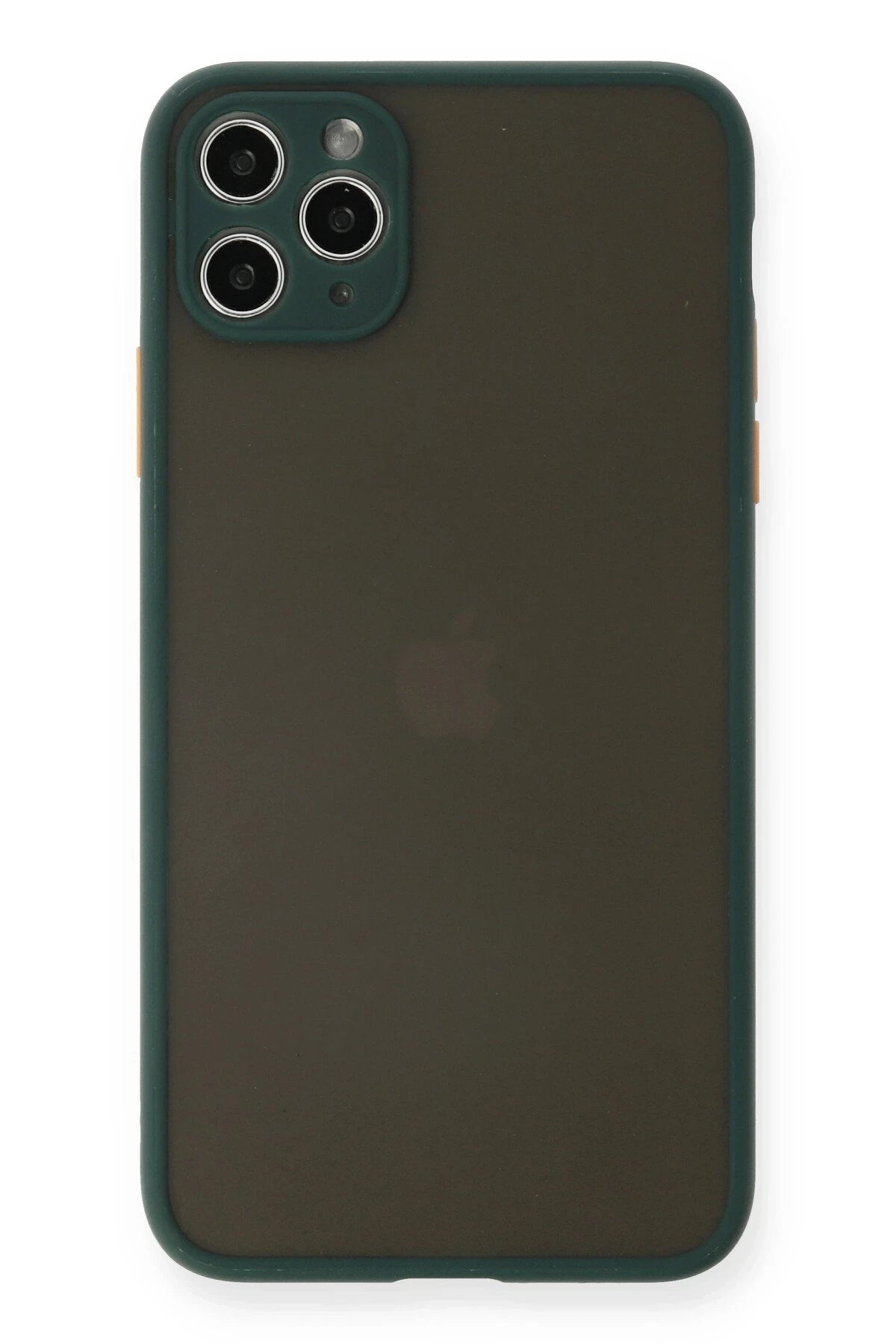 nebaktın Apple iPhone 11 Pro Max Kılıf Montreal Silikon Kapak - Yeşil 1