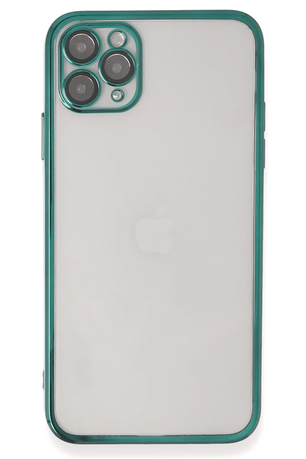 nebaktın Apple iPhone 11 Pro Max Kılıf Razer Lensli Silikon - Yeşil 1