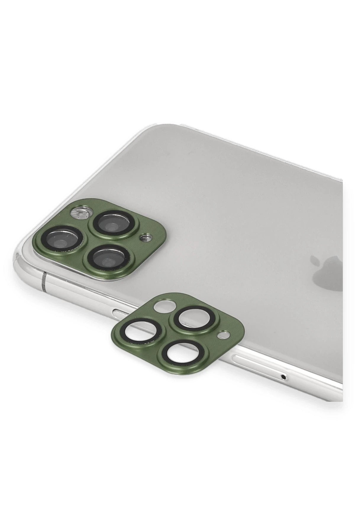 nebaktın Apple iPhone 11 Pro Max Pers Alüminyum Kamera Lens - Yeşil 1