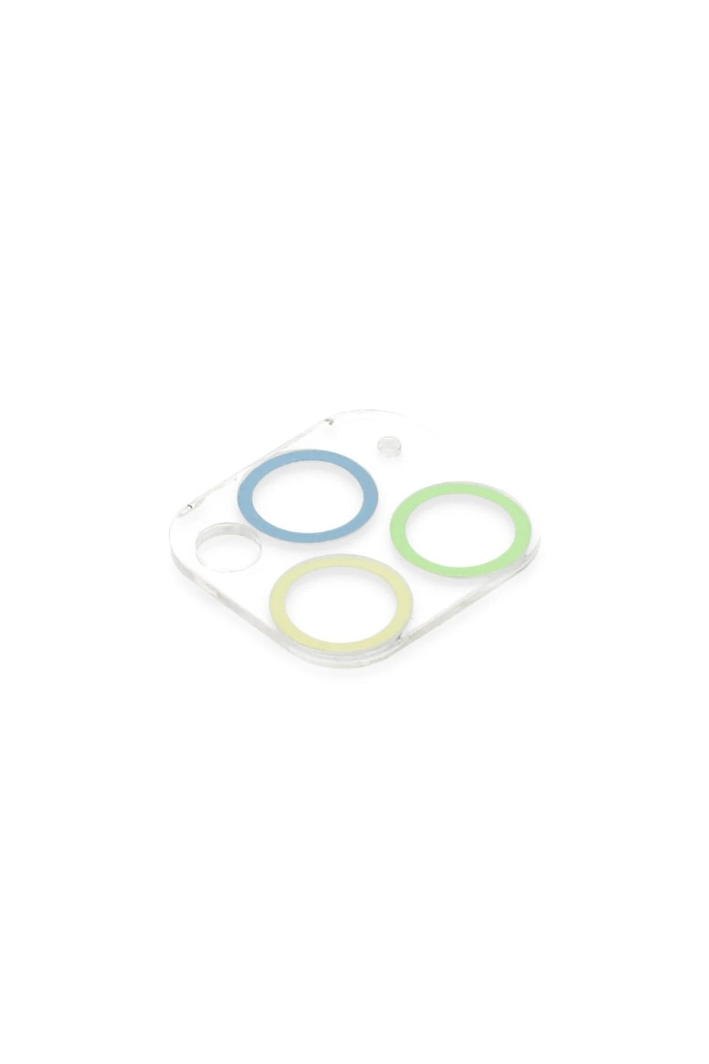 nebaktın Apple iPhone 11 Pro Max Renkli Kamera Lens Koruma Cam - Yeşil-Sarı 3