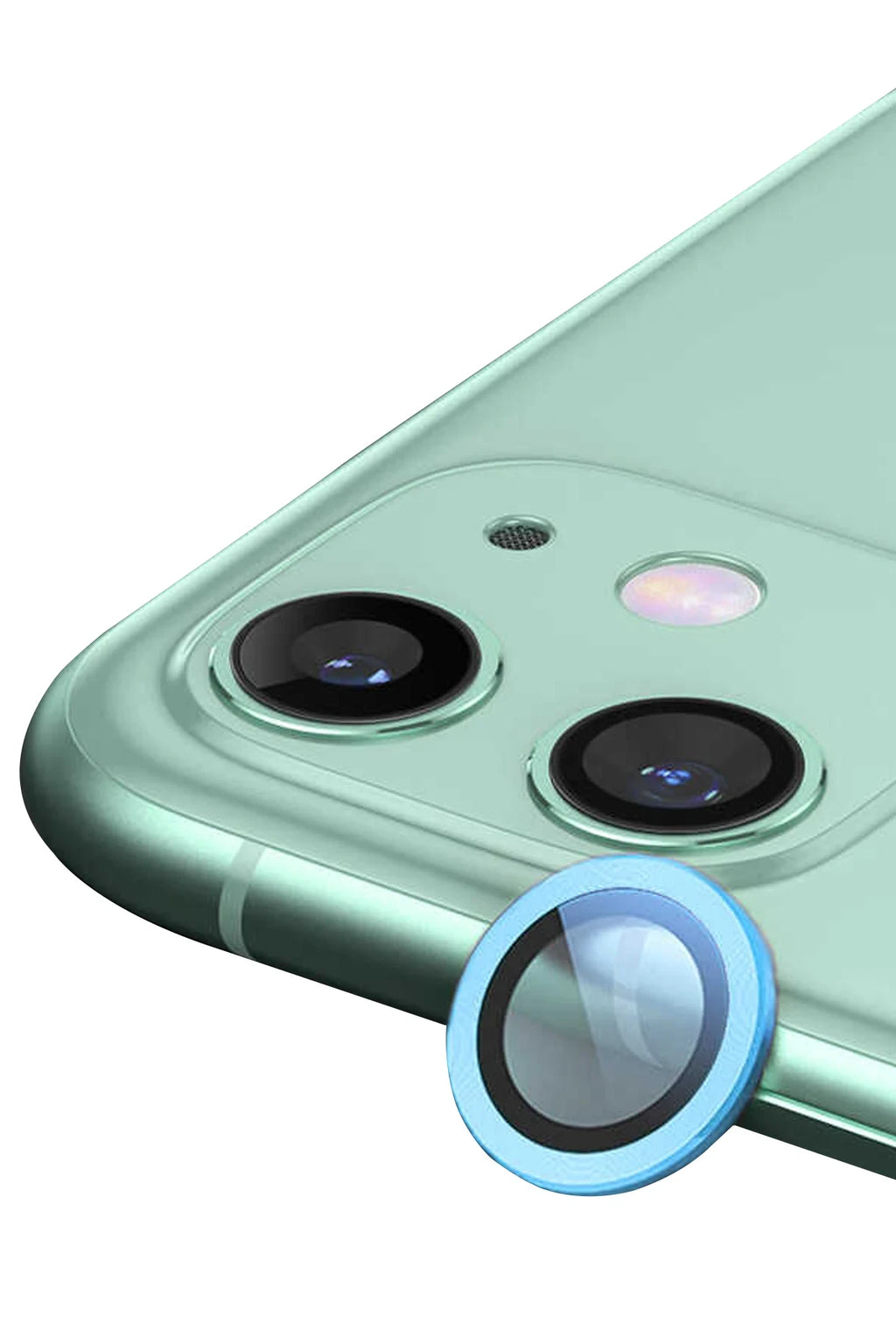 nebaktın Apple iPhone 11 Raze Metal Kamera Lens - Mavi 1