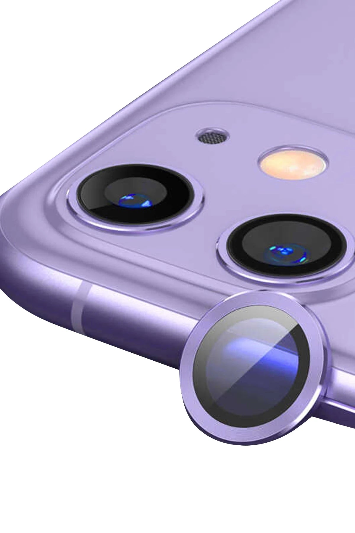 nebaktın Apple iPhone 11 Raze Metal Kamera Lens - Mor 1
