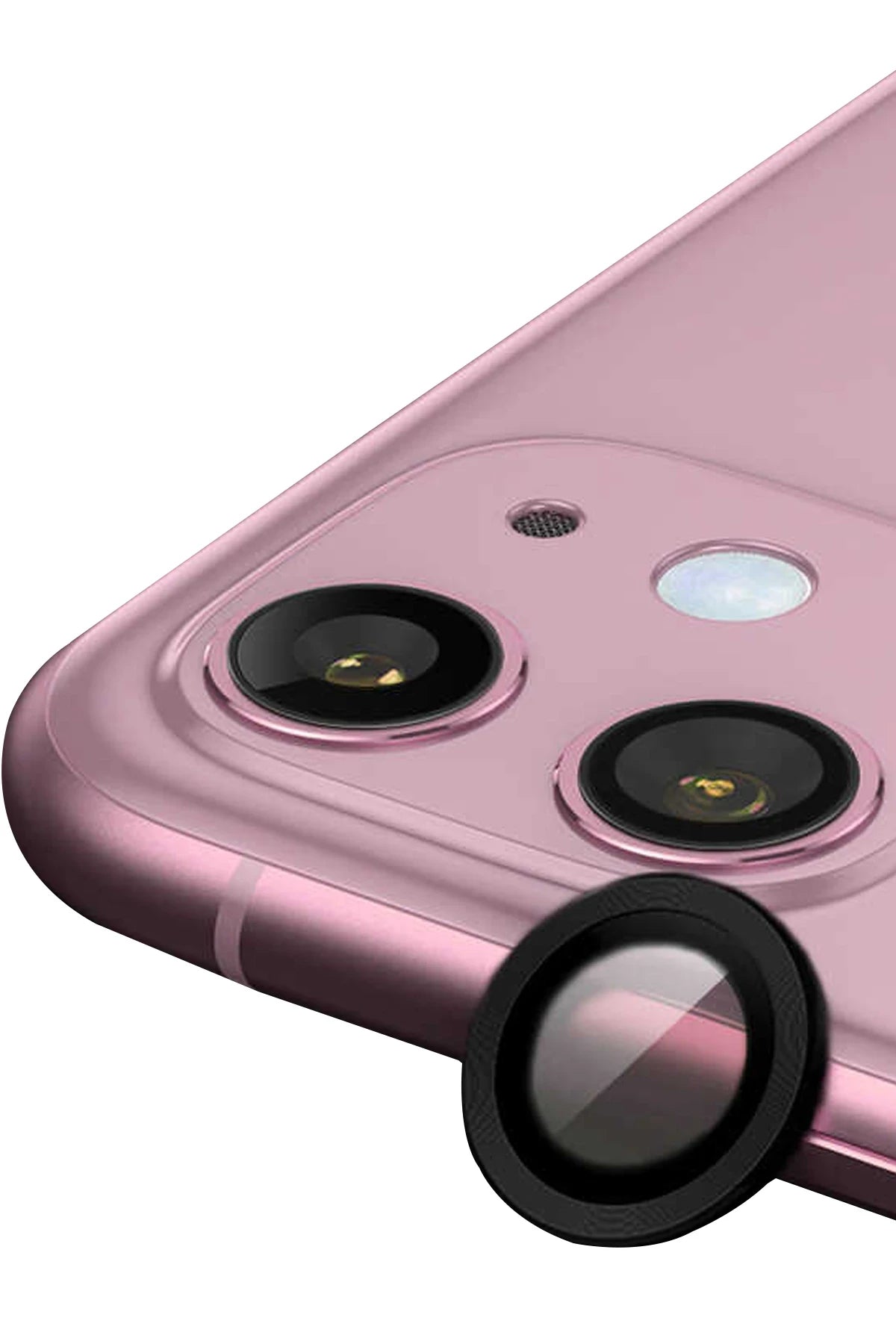 nebaktın Apple iPhone 11 Raze Metal Kamera Lens - Siyah 1