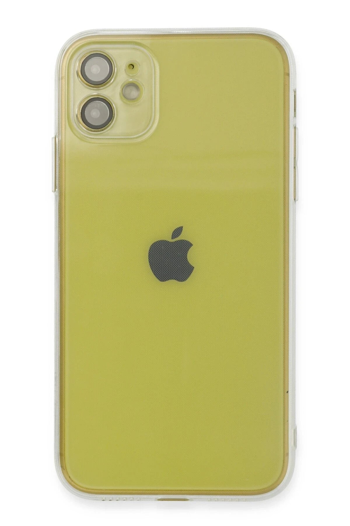 nebaktın Apple iPhone 12 Kılıf Fly Lens Silikon - Şeffaf 1