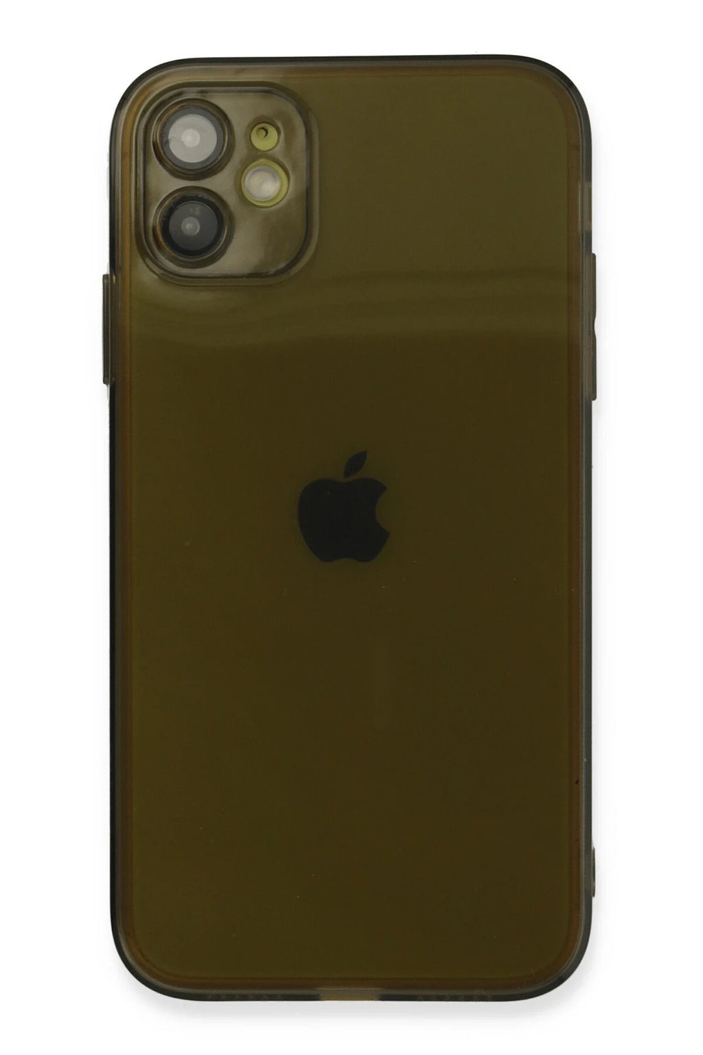 nebaktın Apple iPhone 12 Kılıf Fly Lens Silikon - Siyah 1