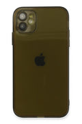 nebaktın Apple iPhone 12 Kılıf Fly Lens Silikon - Siyah 1