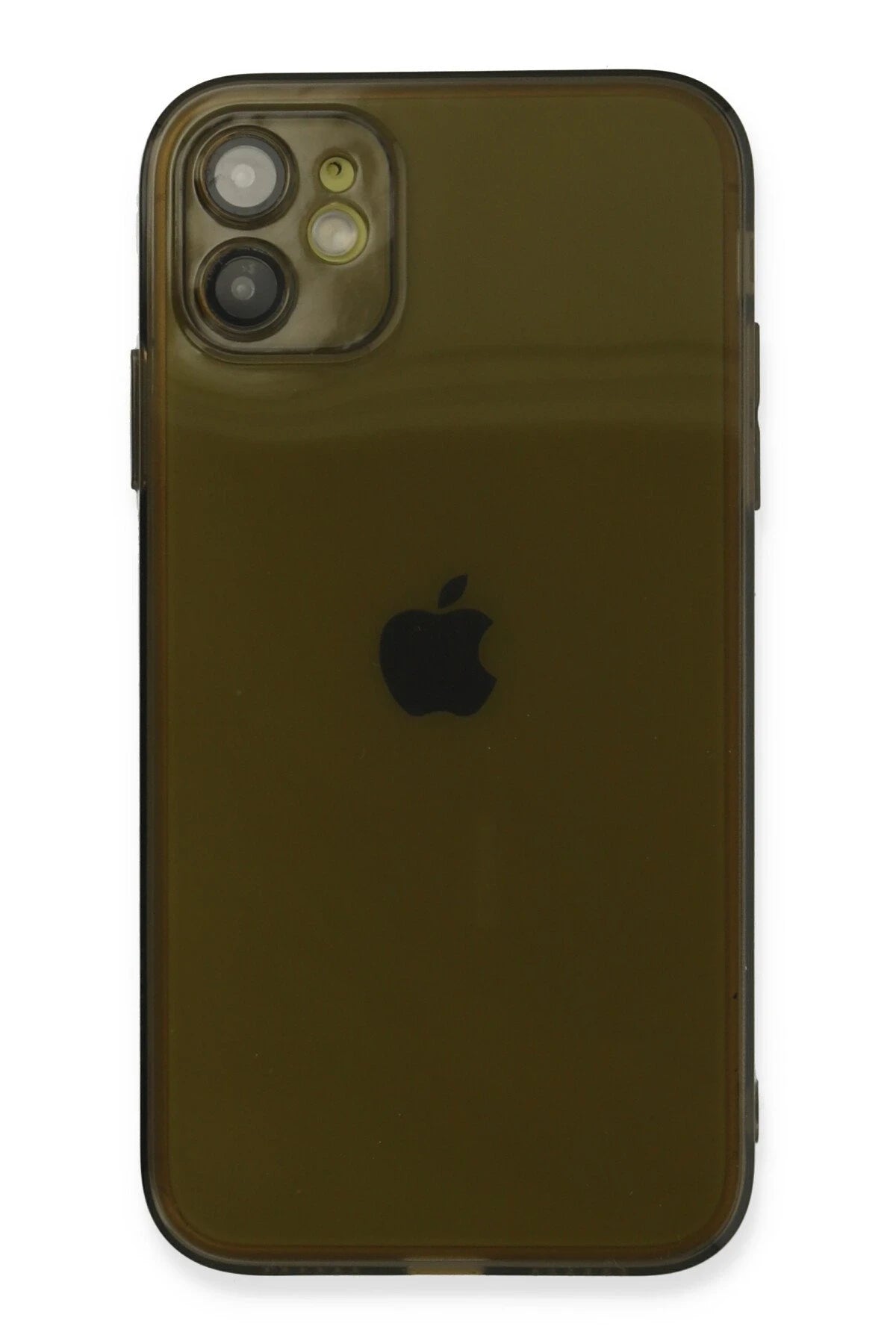 nebaktın Apple iPhone 12 Kılıf Fly Lens Silikon - Siyah 1