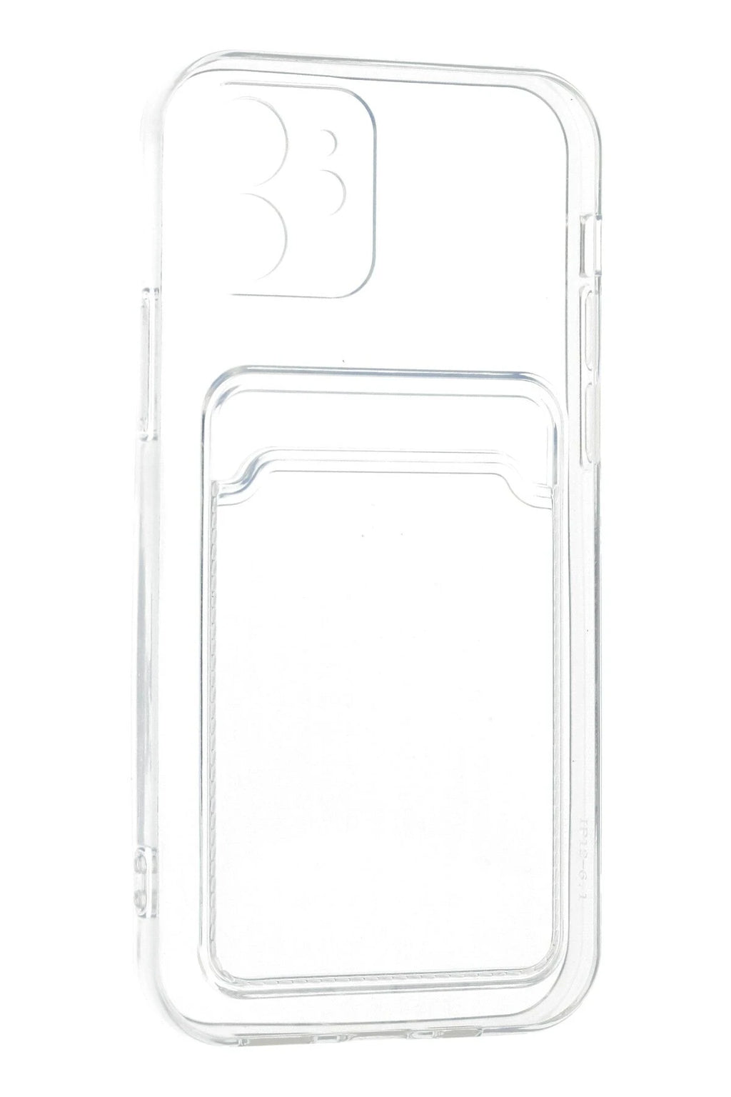 nebaktın Apple iPhone 12 Kılıf Kart Şeffaf Silikon - Şeffaf 4