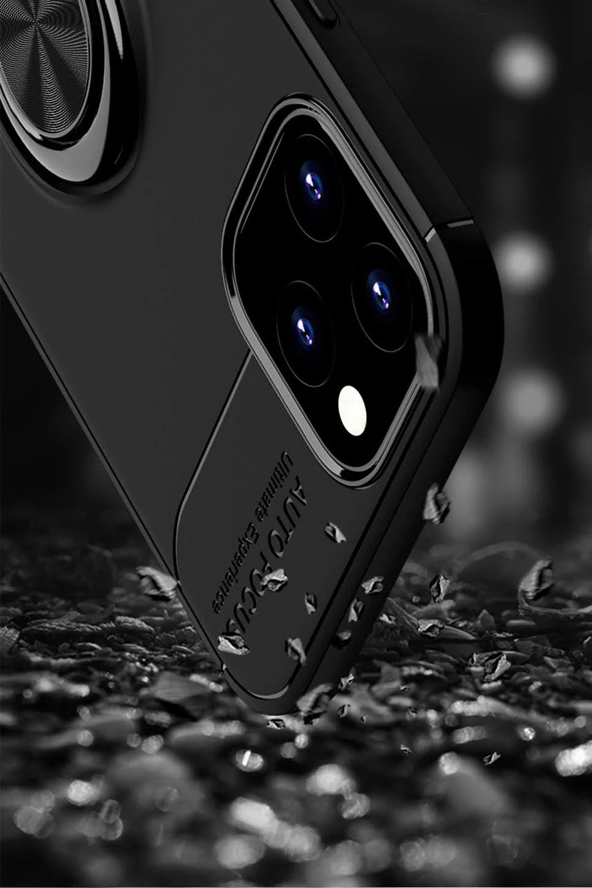 nebaktın Apple iPhone 12 Kılıf Range Yüzüklü Silikon - Kırmızı 6