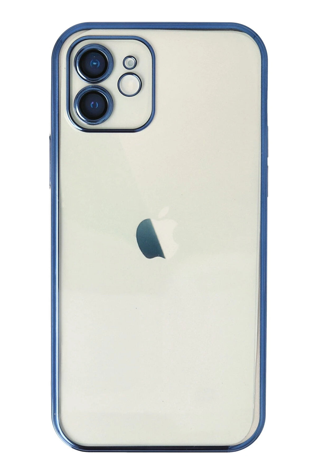 nebaktın Apple iPhone 12 Kılıf Razer Lensli Silikon - Lacivert 1