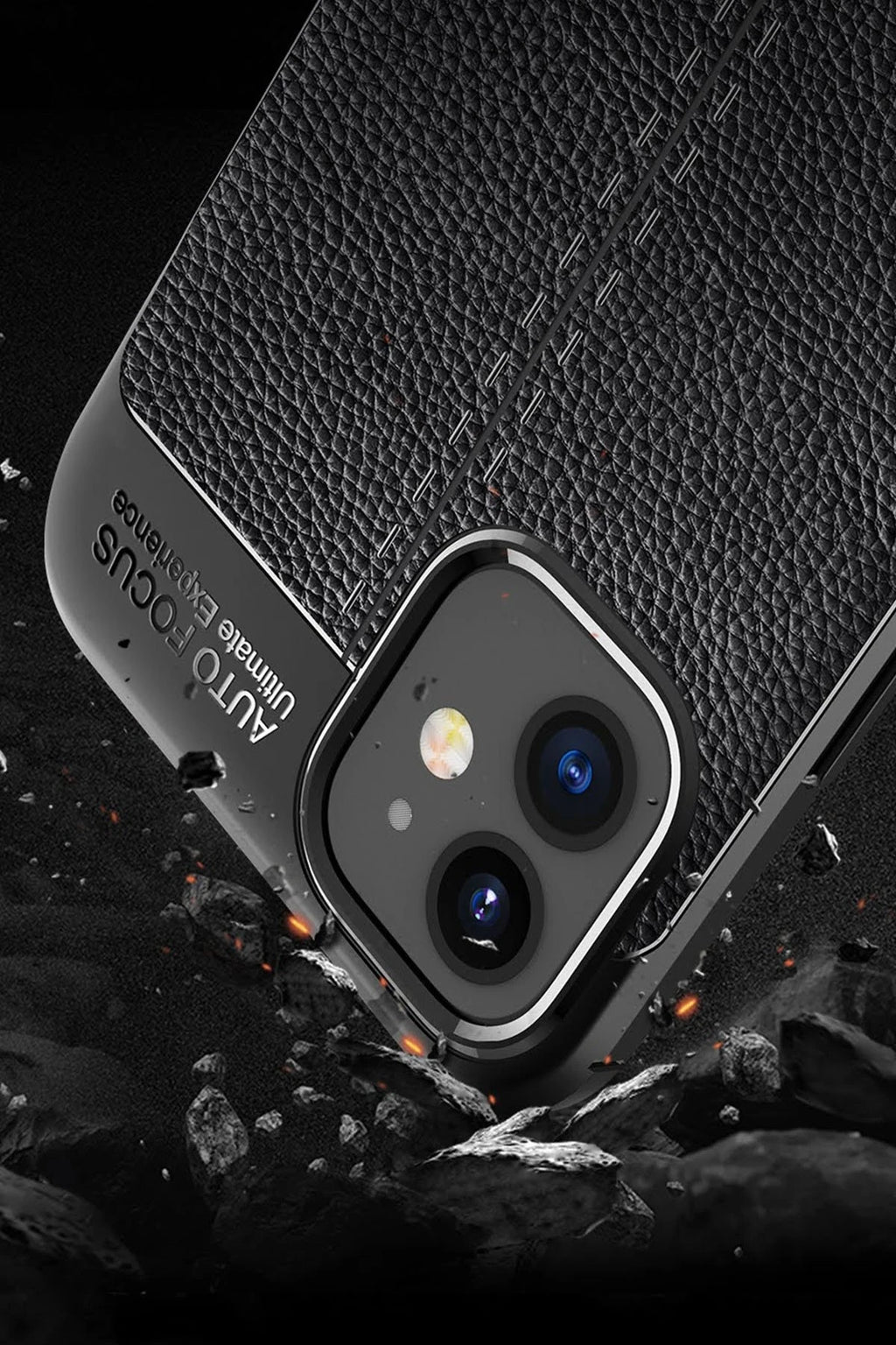 nebaktın Apple iPhone 12 Mini Kılıf Auto Focus Kapak - Kırmızı 3