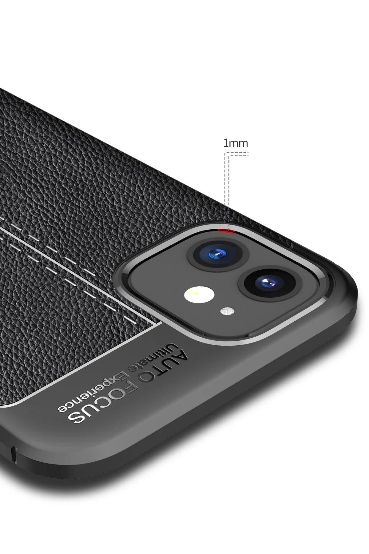nebaktın Apple iPhone 12 Mini Kılıf Auto Focus Kapak - Kırmızı 4