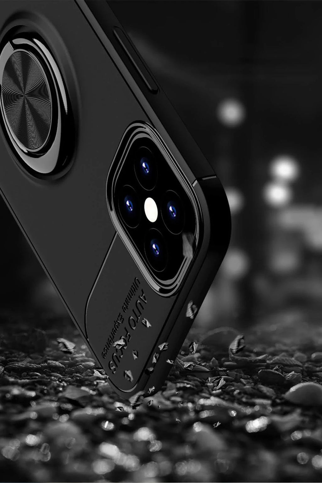 nebaktın Apple iPhone 12 Mini Kılıf Range Yüzüklü Silikon - Kırmızı 6