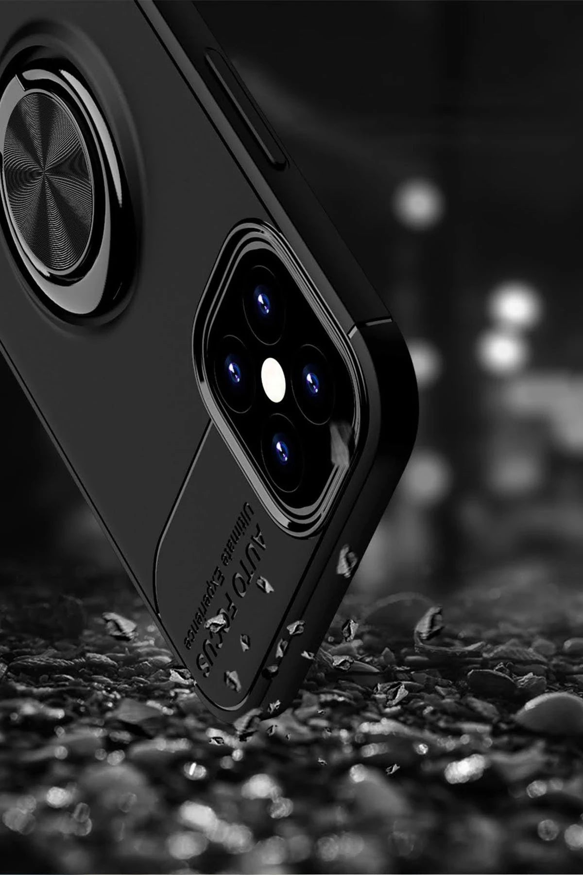 nebaktın Apple iPhone 12 Mini Kılıf Range Yüzüklü Silikon - Kırmızı 6