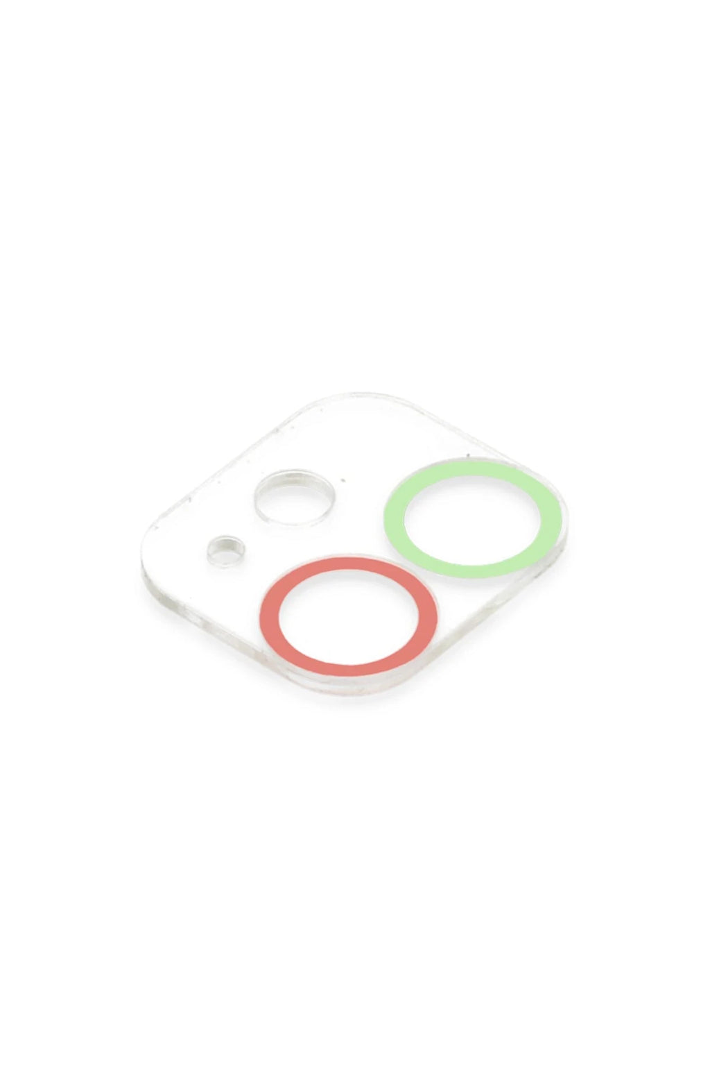 nebaktın Apple iPhone 12 Mini Renkli Kamera Lens Koruma Cam - Yeşil-Pembe 3
