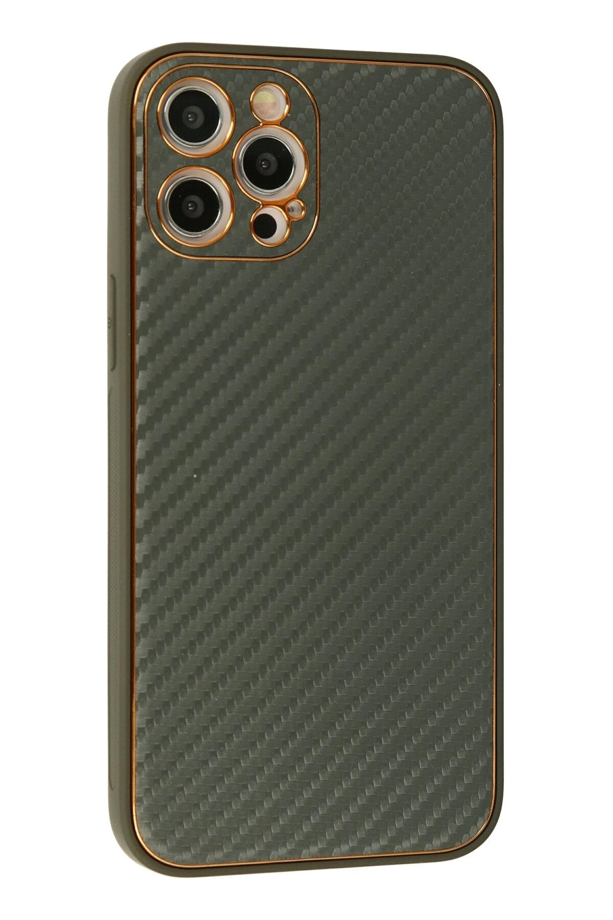 nebaktın Apple iPhone 12 Pro Kılıf Coco Karbon Silikon - Füme 2