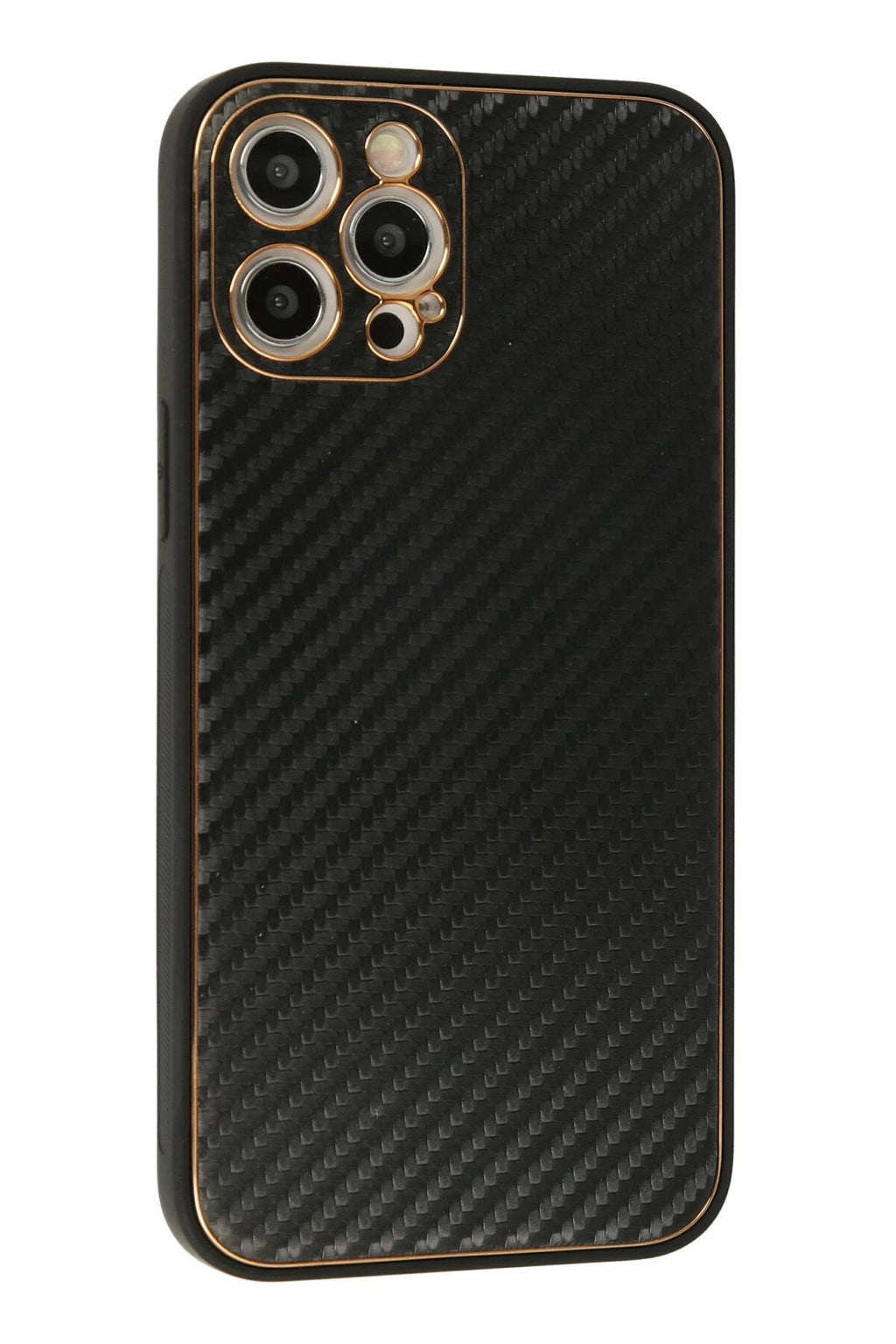 nebaktın Apple iPhone 12 Pro Kılıf Coco Karbon Silikon - Siyah 2