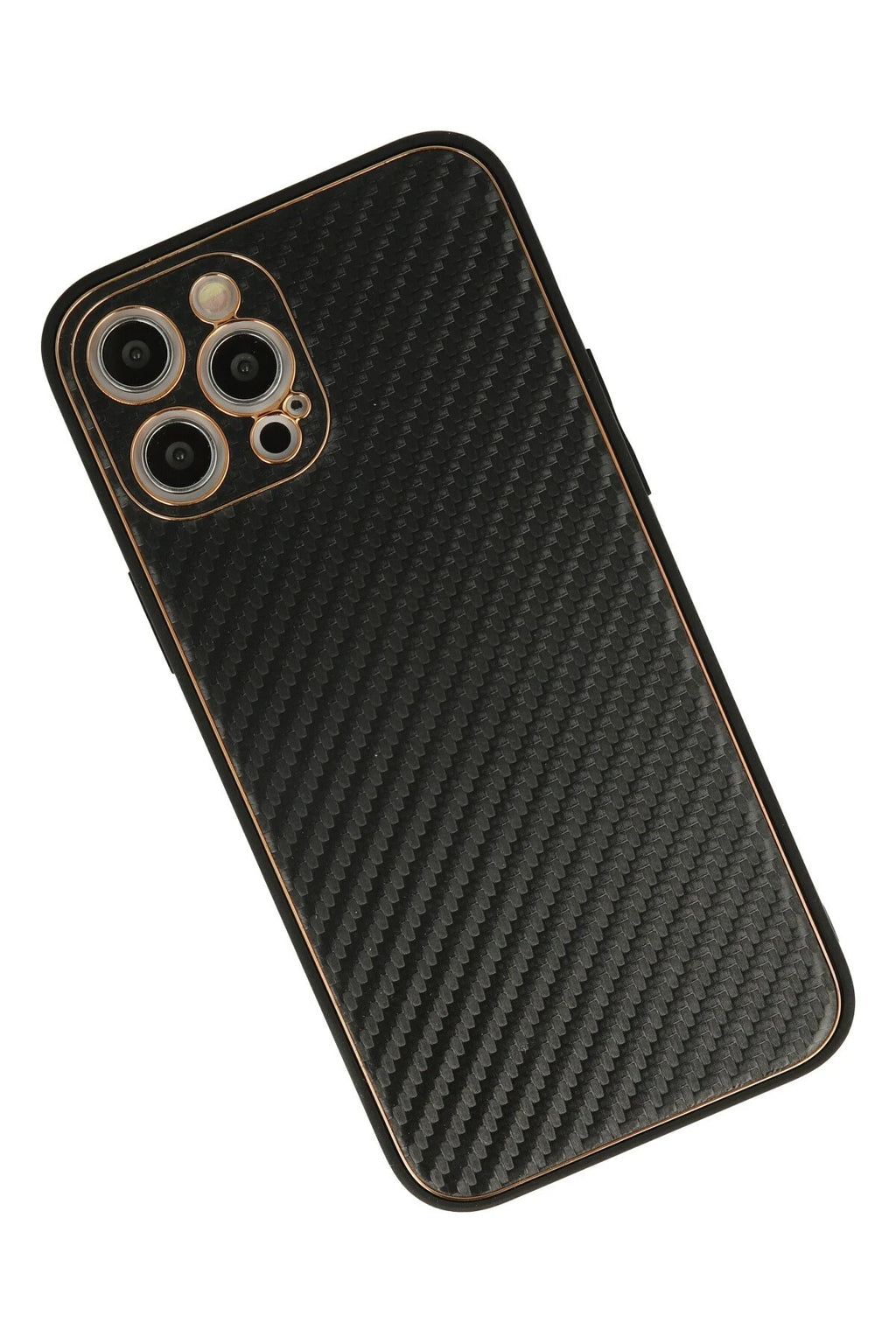 nebaktın Apple iPhone 12 Pro Kılıf Coco Karbon Silikon - Siyah 3