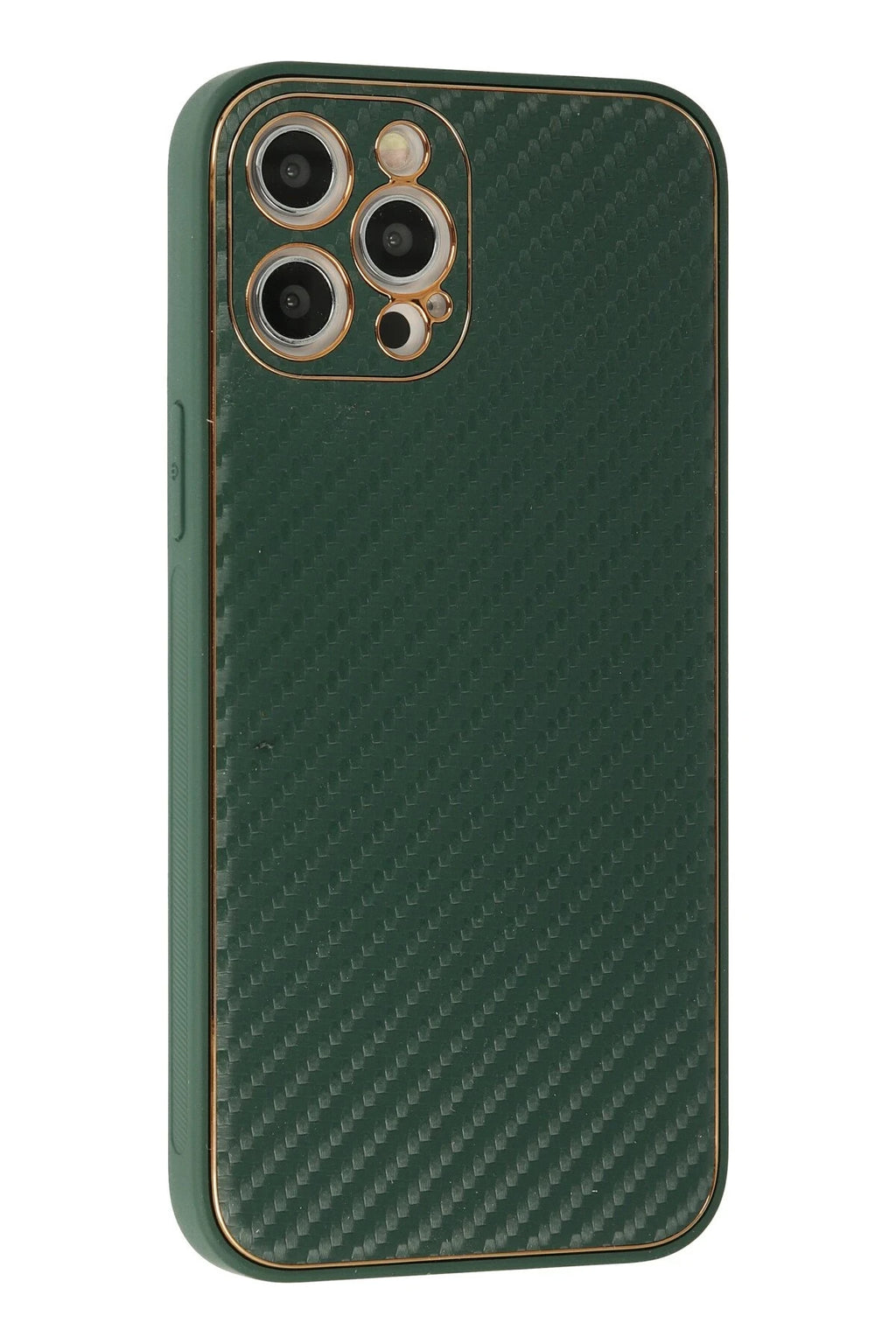 nebaktın Apple iPhone 12 Pro Kılıf Coco Karbon Silikon - Yeşil 2