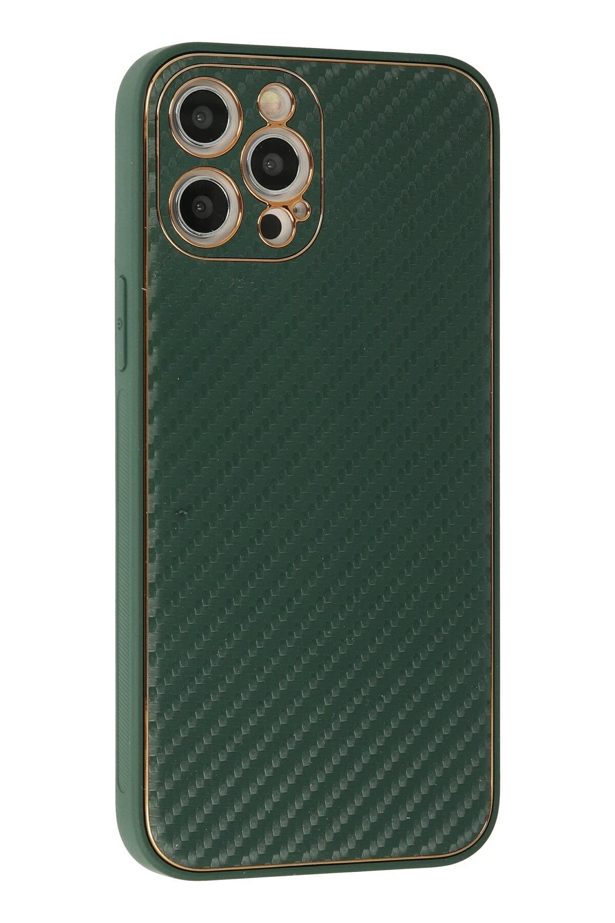 nebaktın Apple iPhone 12 Pro Kılıf Coco Karbon Silikon - Yeşil 2