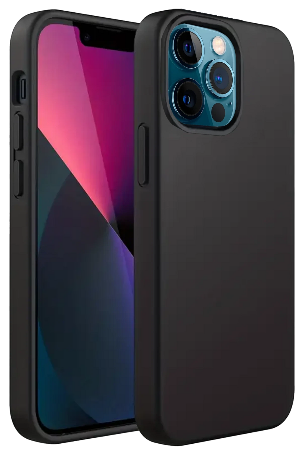 nebaktın Apple iPhone 12 Pro Kılıf First Silikon - Siyah 3