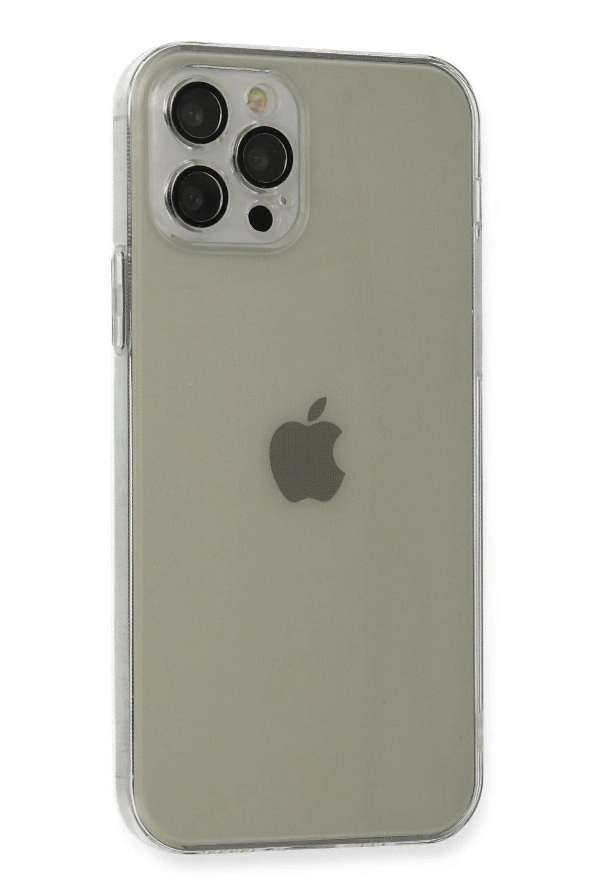nebaktın Apple iPhone 12 Pro Kılıf Fly Lens Silikon - Şeffaf 2