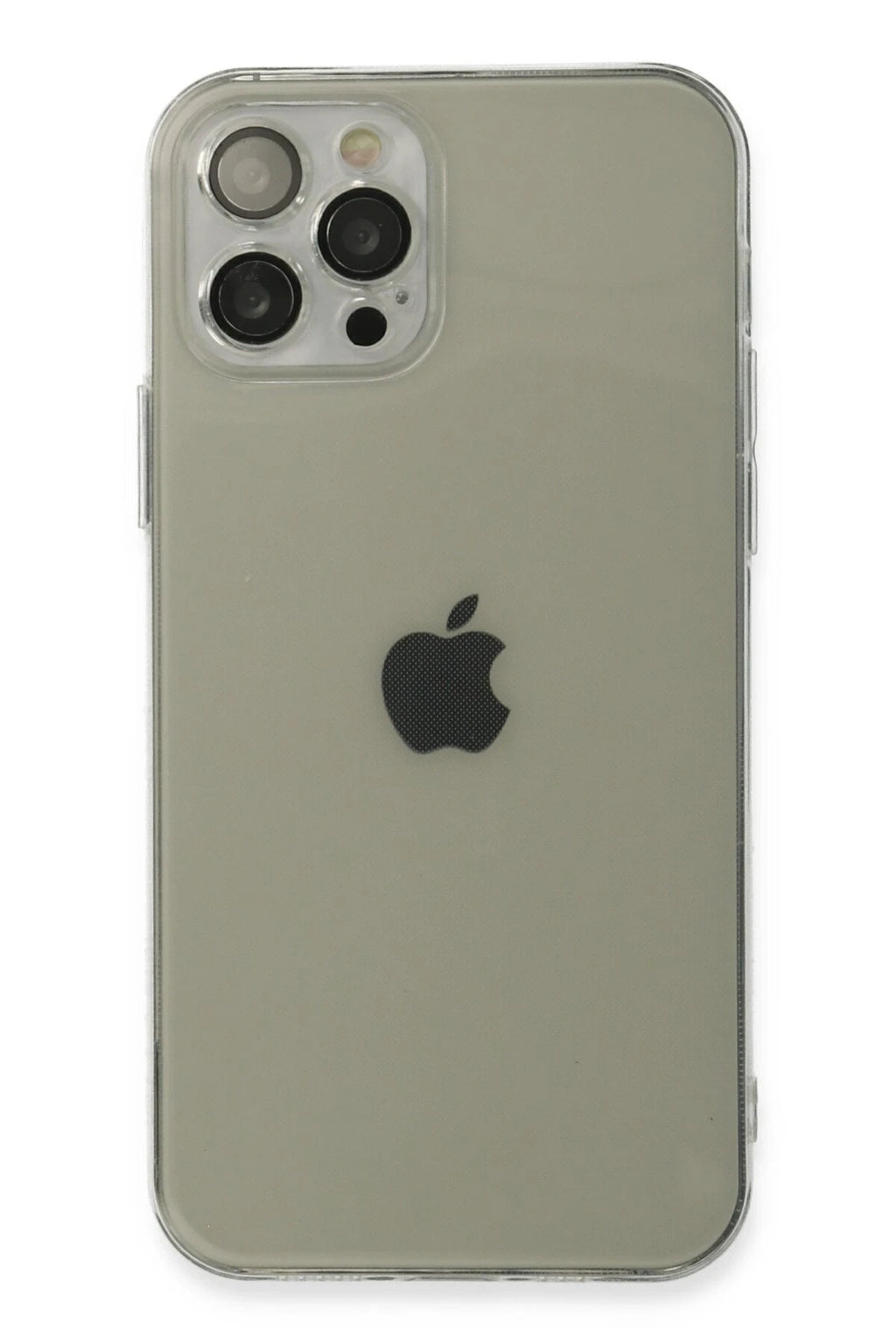 nebaktın Apple iPhone 12 Pro Kılıf Fly Lens Silikon - Şeffaf 1