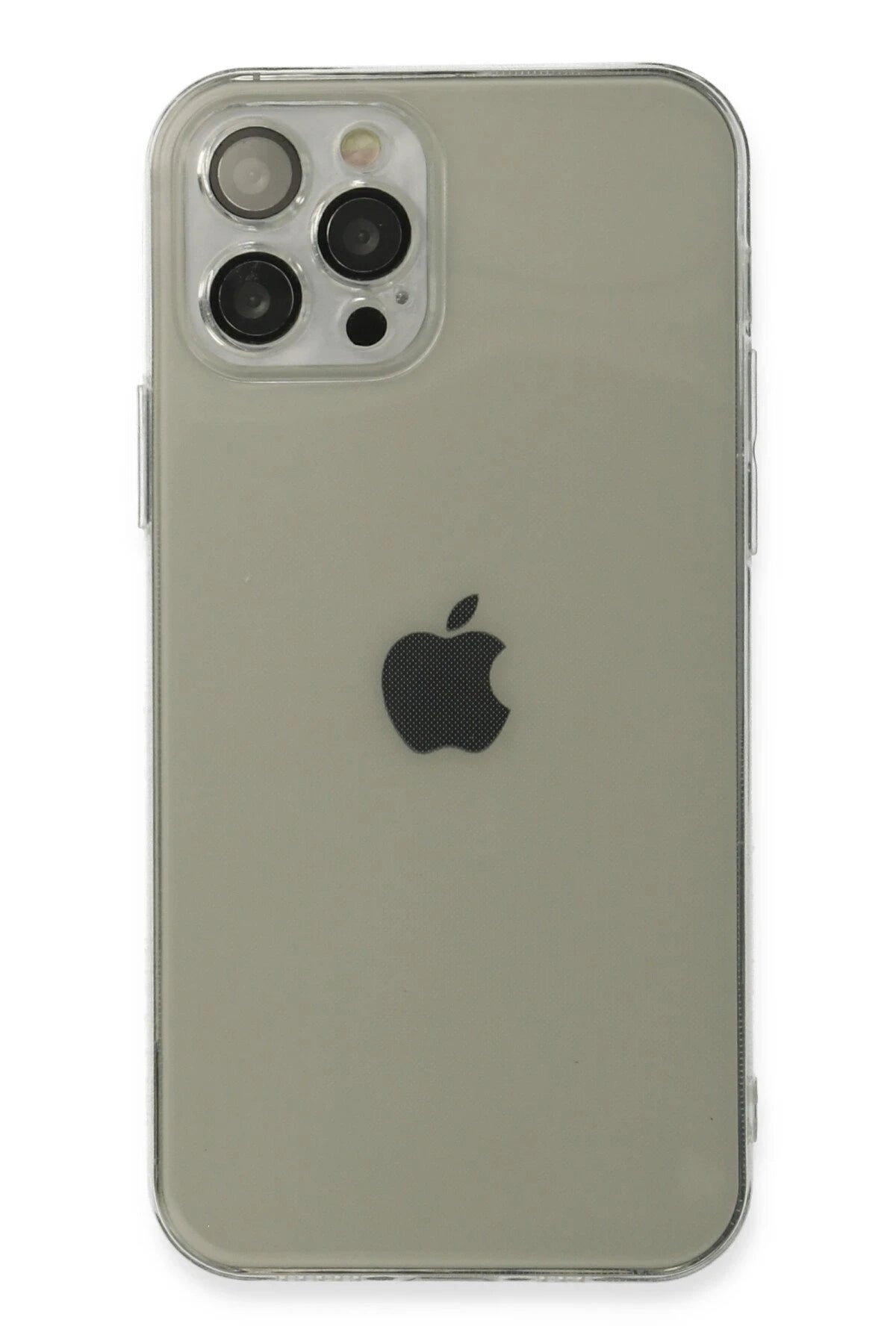 nebaktın Apple iPhone 12 Pro Kılıf Fly Lens Silikon - Şeffaf 1