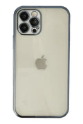 nebaktın Apple iPhone 12 Pro Kılıf Razer Lensli Silikon - Lacivert 1