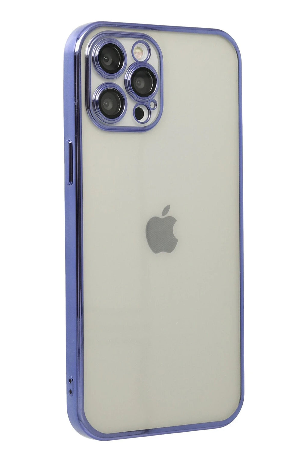 nebaktın Apple iPhone 12 Pro Kılıf Razer Lensli Silikon - Mor 3