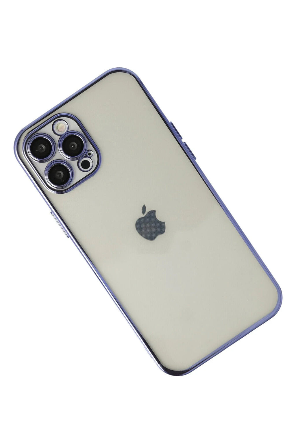 nebaktın Apple iPhone 12 Pro Kılıf Razer Lensli Silikon - Mor 2
