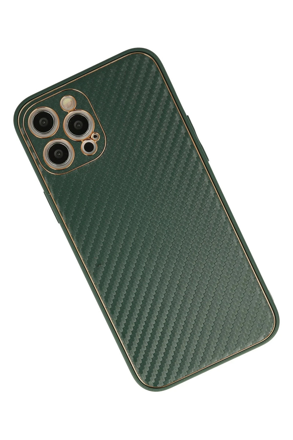 nebaktın Apple iPhone 12 Pro Max Kılıf Coco Karbon Silikon - Yeşil 3