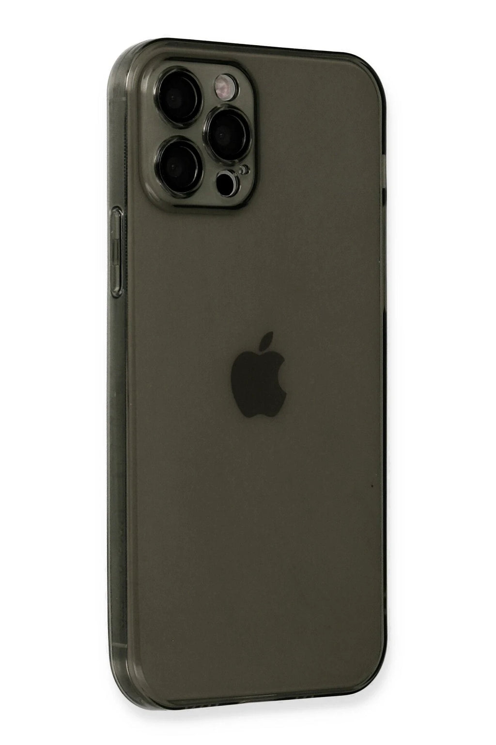nebaktın Apple iPhone 12 Pro Max Kılıf Fly Lens Silikon - Siyah 2