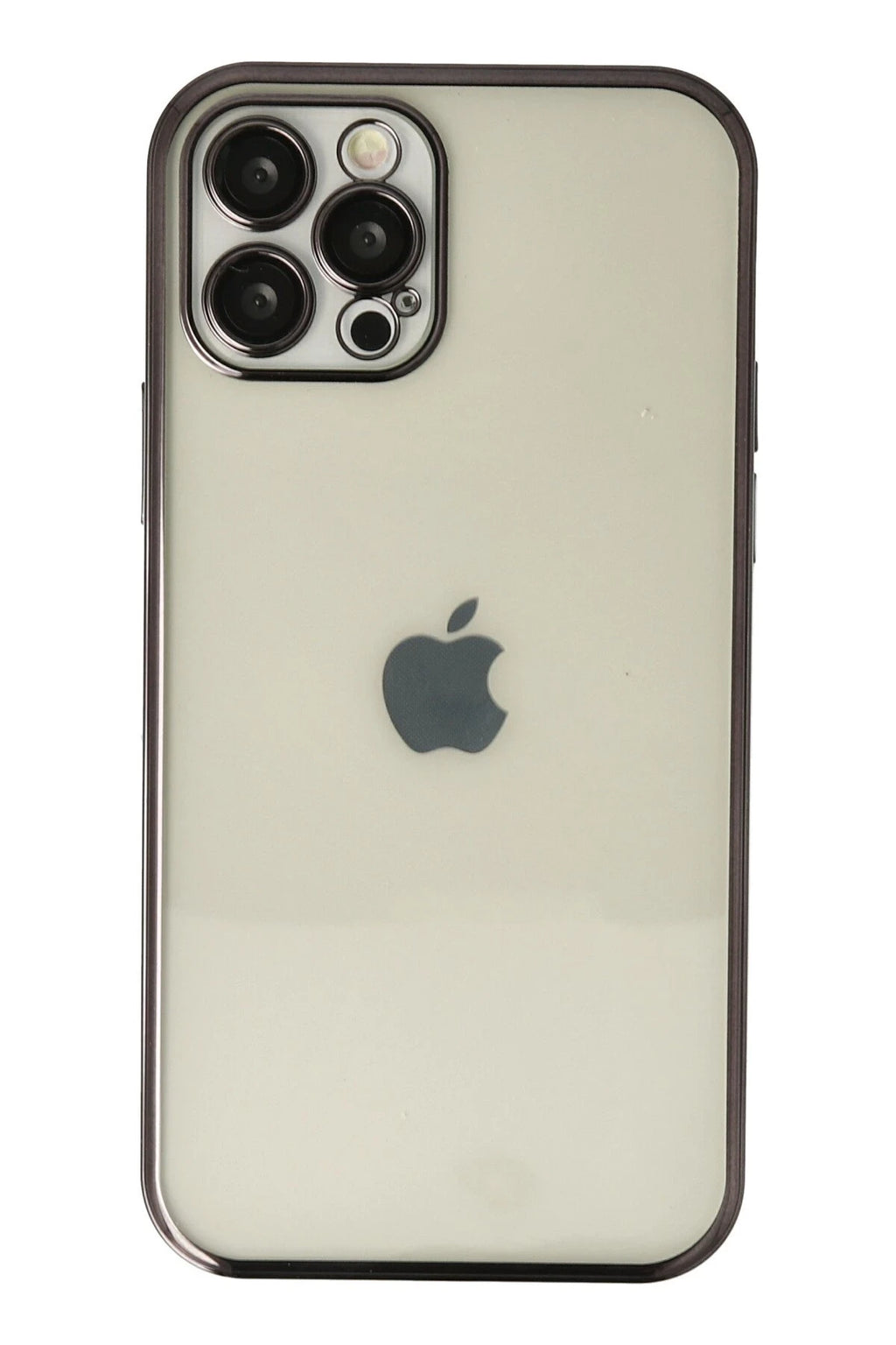 nebaktın Apple iPhone 12 Pro Max Kılıf Razer Lensli Silikon - Siyah 1